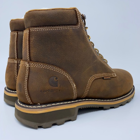 Carhartt Soft Toe 6" Waterproof Leather Work NEW - Picture 8 of 15